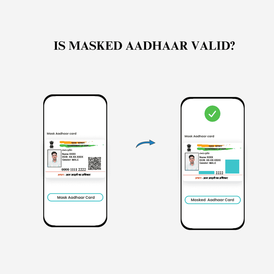 is masked aadhaar valid